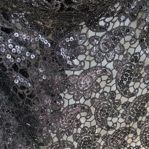 Gorgeous lace and sequin shawl